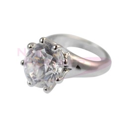 ◆M Petit 原創美甲飾品 A068 袖珍戒指-銀色X水晶