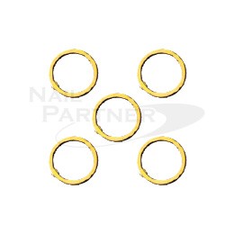 PRETTY NAIL 扁平圓環 2.3mm 金色 (20個)
