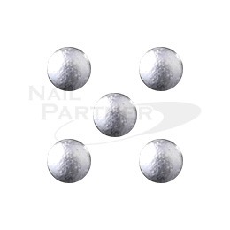 PRETTY NAIL 鉚釘 圓形-銀色 1mm (50個)
