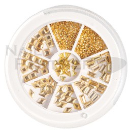 ◆Capri 金屬飾品系列 金色 (300粒)