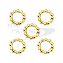 ◆M Petit 金電鍍珠環 SS9 2.5mm(5個) B126
