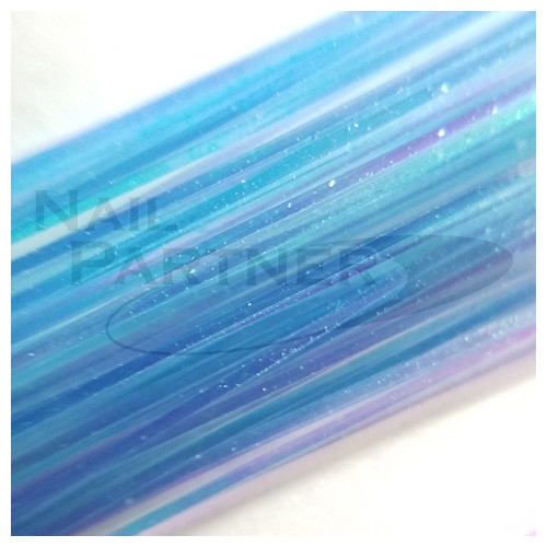 ◆SARURU 超極細極光絲線 藍 (100cm)