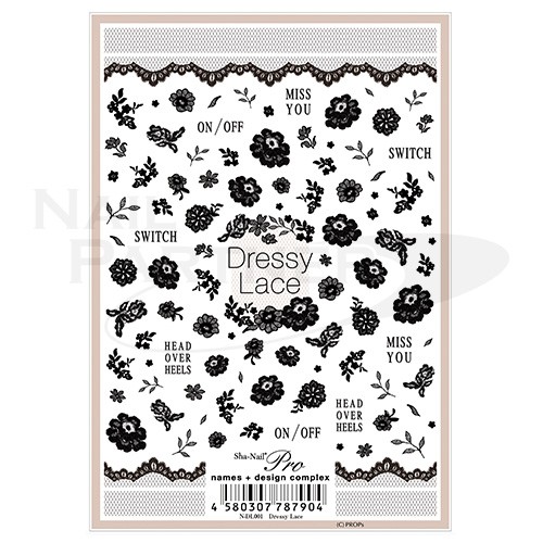 Sha-Nail 貼紙 Pro N-DL001 (Dressy Lace)