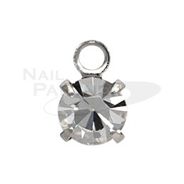 ◆PRETTY NAIL 吊飾 銀 (5個) NHB-0001
