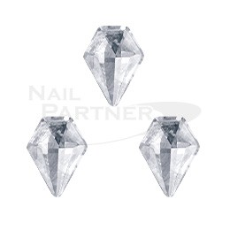 ◆CLOU 閃亮鑽石 透明 8×6mm(3個)