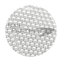 ◆SARURU 電鍍珠 銀 0.6mm(1g) #8206