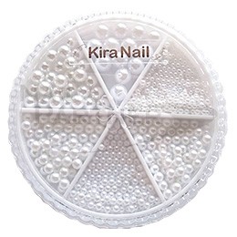 KiraNail 珍珠組 圓 純白