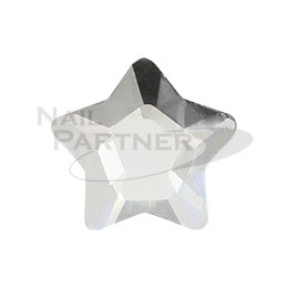 MATIERE 玻璃石 星 透明水晶8mm (5個)