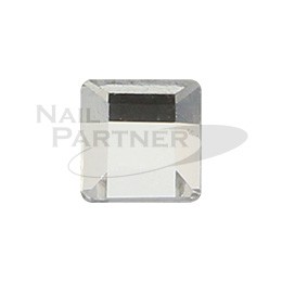 MATIERE 玻璃石 正方型 透明水晶3mm (8個)