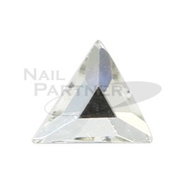 MATIERE 玻璃石 三角型 透明水晶3mm (5個)