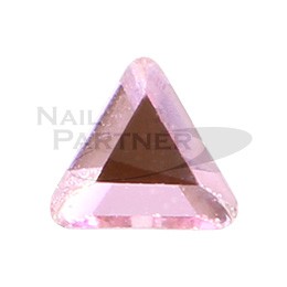 MATIERE 玻璃石 三角型 淺粉紅3mm (5個)