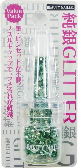 BEAUTY NAILER 純銀亮片SGP-18綠色1mm