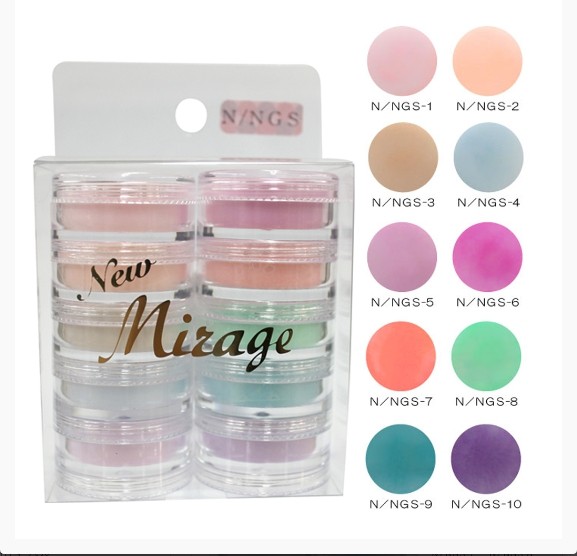 Mirage 水晶粉 3.5g 10色套組 N/NGS