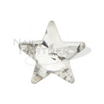 MATIERE 玻璃石 星 透明水晶5mm (5個)