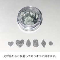 KiraNail 綜合閃亮貼片 銀 0.85g